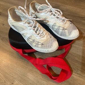 NFINITY White and Cream Women's Athletic Shoes